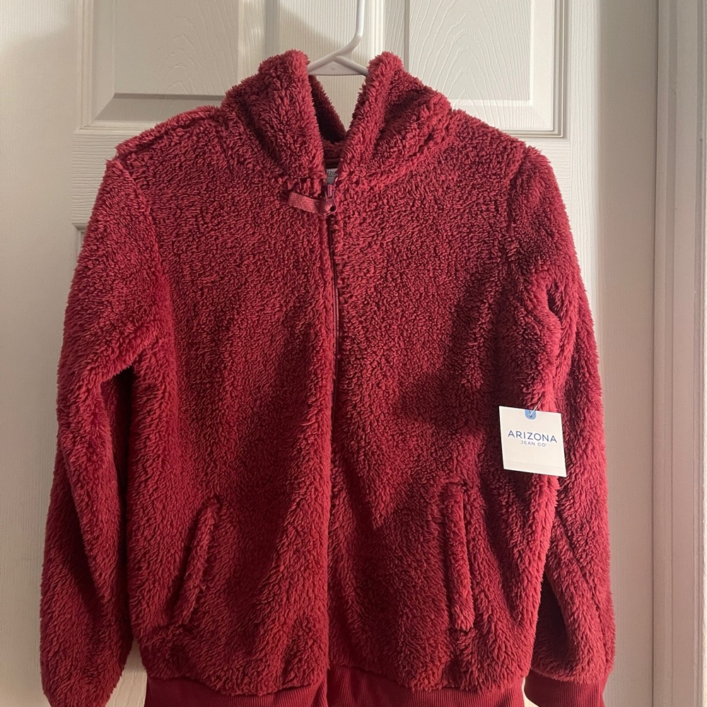 Girls fleece zip up hoodie